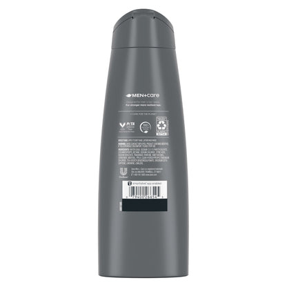 DOVE MEN + CARE Fortifying 2-in-1 Shampoo and Conditioner Fresh and Clean with Caffeine 4 Count For Everyday Care Helps Strengthen and Nourish Hair 12 oz