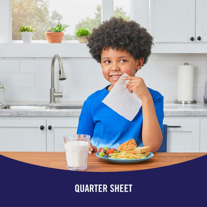 Sparkle® Tear-A-Square® Paper Towels, 2 Double Rolls : 4 Regular Rolls, 2 Count (Pack of 2)