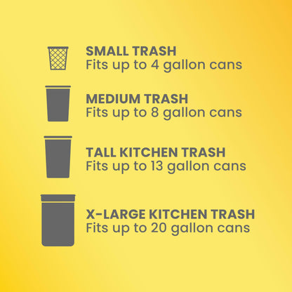 Glad ForceFlex Tall Kitchen Trash Bags, 13 Gallon, Gain Fresh Clean, 80 Count (Package May Vary)