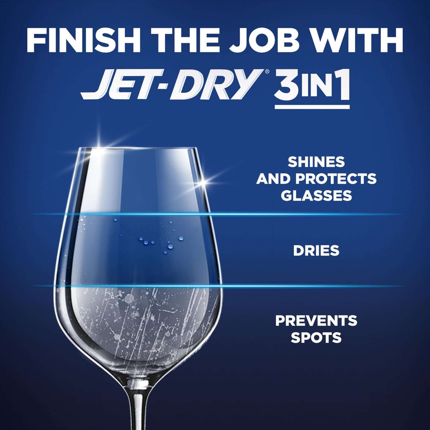 Finish Jet-Dry Dishwasher Rinse Aid, Compatible with Dishwasher Detergent, Prevents Spots & Residues, Dries, Shine & Protects, 23 oz, 225 Washes.