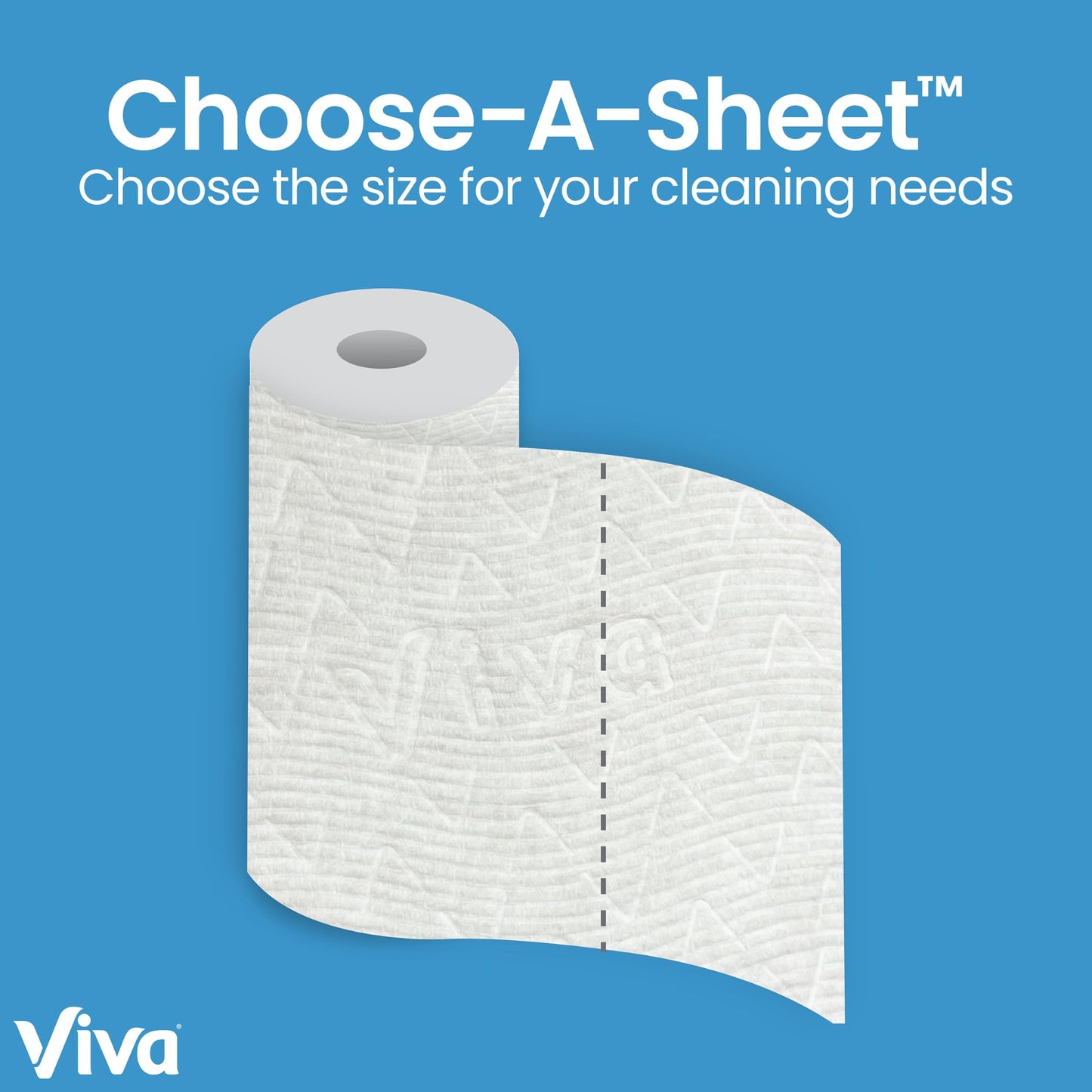 Viva Multi-Surface Cloth Paper Towels, 24 Double Rolls, 110 Sheets Per Roll (4 Packs of 6)