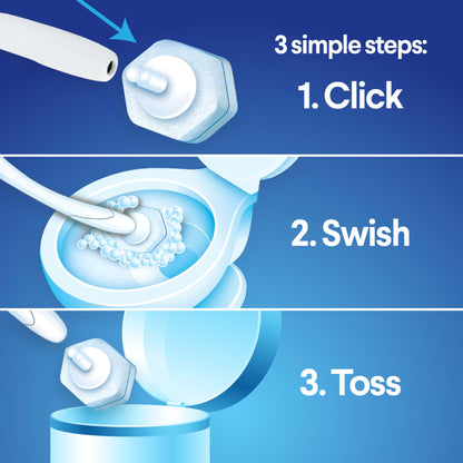 CLOROX ToiletWand Toilet Cleaning Refills, Disinfecting Scrubbing Pads, 10 Count (Pack May Vary)