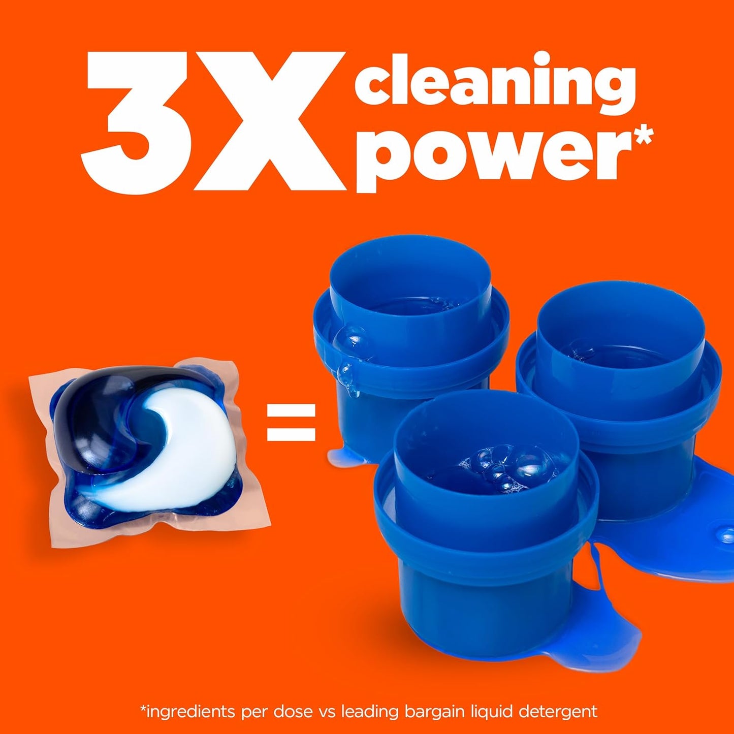 Tide PODS laundry detergent pacs, 3-in-1 Stain Remover, Odor Fighter, Color Protector, 112 Count, HE compatible, Original Scent