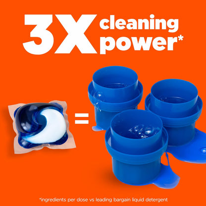 Tide PODS laundry detergent pacs, 3-in-1 Stain Remover, Odor Fighter, Color Protector, 112 Count, HE compatible, Original Scent