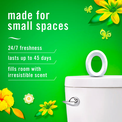 Febreze Small Spaces Air Freshener, Odor-Fighting, Plug In Alternative, Air Fresheners for Home and Bathroom and Kitchen, Closet Air Fresheners, Gain Original Scent, 4 Count