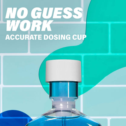 ACT Anticavity Zero Alcohol Fluoride Mouthwash 18 fl. oz., with Accurate Dosing Cup, Arctic Blast (Pack of 2)