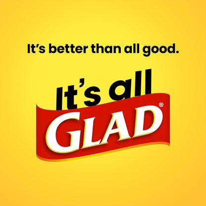 Glad ForceFlex Tall Kitchen Trash Bags, 13 Gallon, Gain Fresh Clean, 80 Count (Package May Vary)