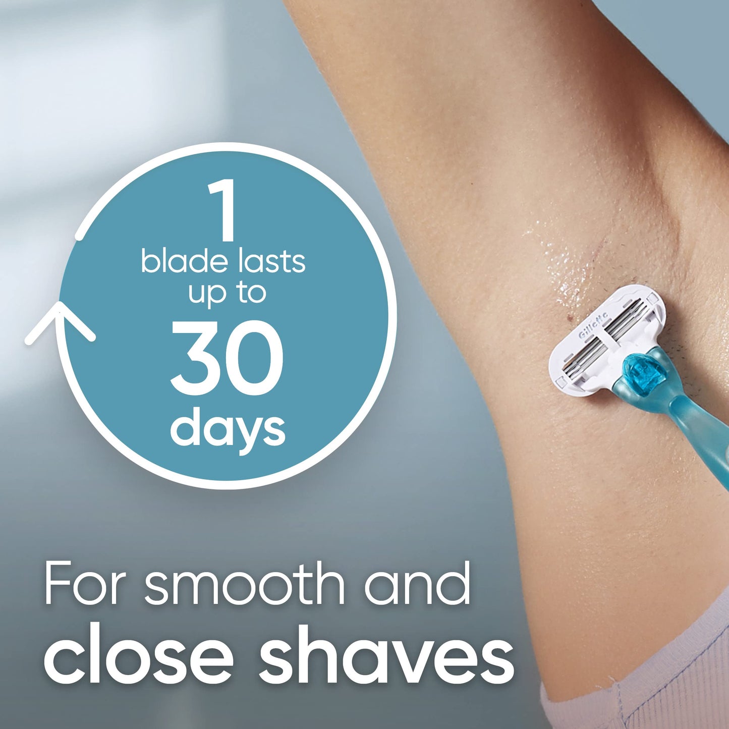 Gillette Venus Smooth Womens Razor Blade Refills, 8 Count, Lubracated to Protect the Skin from Irritation