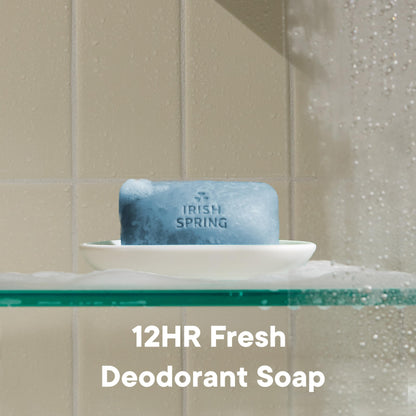 Irish Spring Bar Soap for Men, Moisture Blast, 3.7 Oz, 24 Pack
