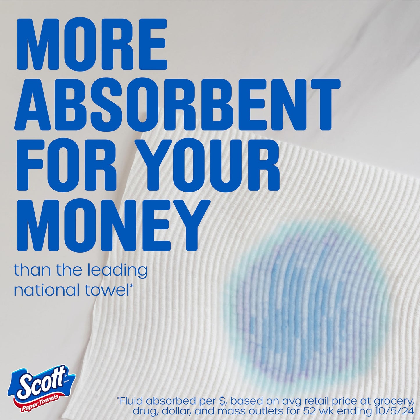 Scott Paper Towels, Choose-A-Sheet, 30 Double Rolls (2 Packs of 15) = 60 Regular Rolls (100 Sheets Per Roll)