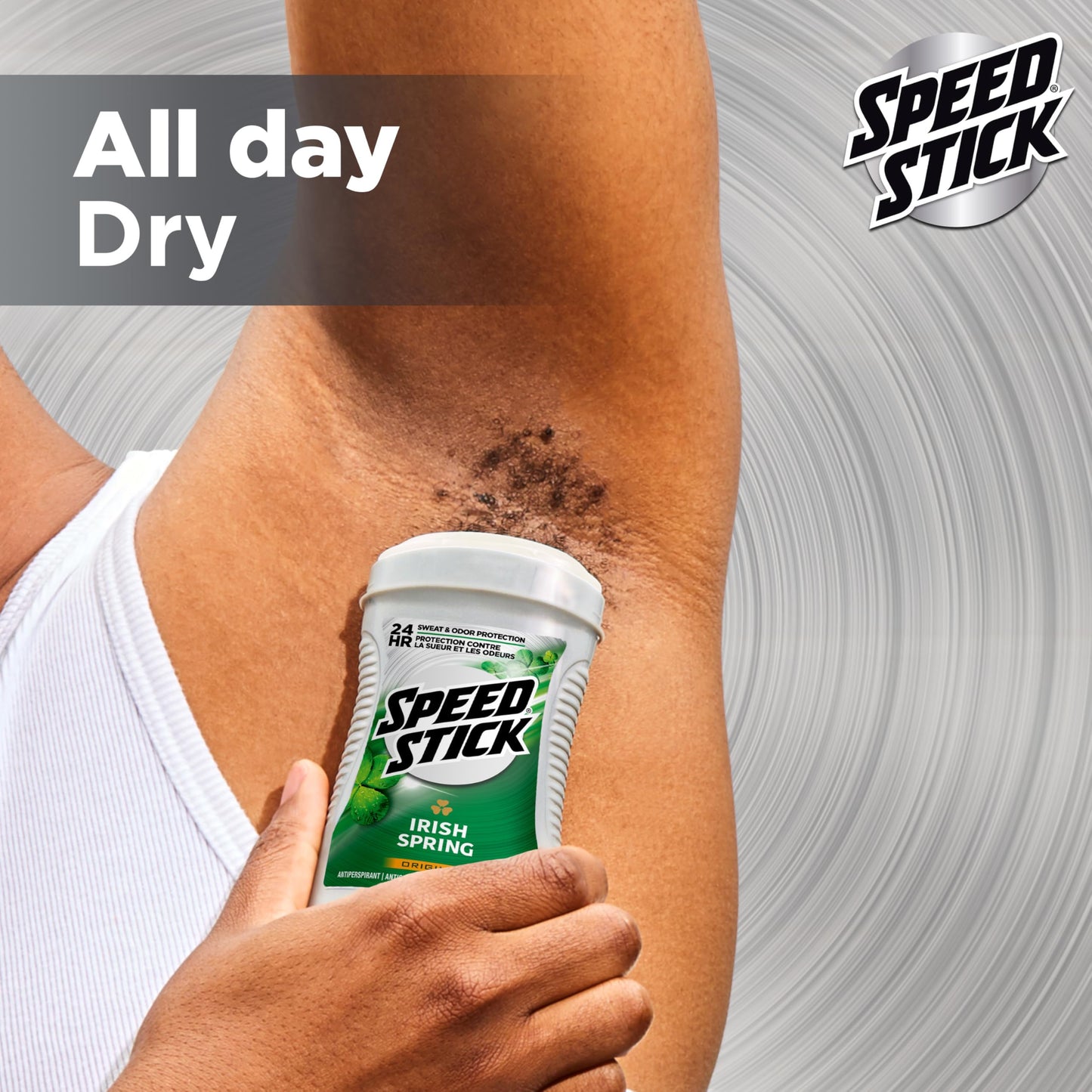 Speed Stick Men's Antiperspirant Deodorant, Irish Spring Scented, 3 Ounce, 4 Pack