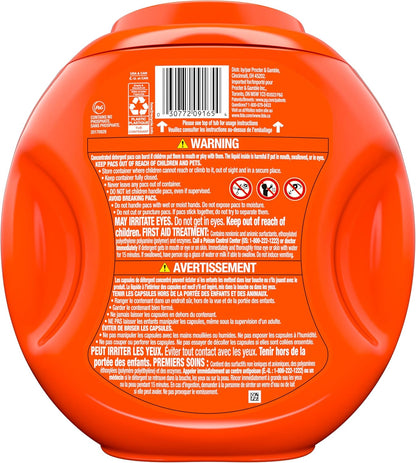 Tide PODS Liquid Laundry Detergent Soap Pacs, Powerful 3-in-1 Clean in One Step, He Compatible, Original Scent, 76 Count