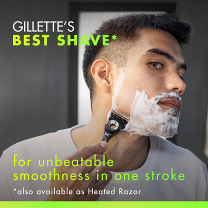 GilletteLabs with Exfoliating Bar by Gillette Razor for Men - 1 Handle, 4 Razor Blade Refills, Holiday Gifts for Men, Includes Premium Magnetic Stand