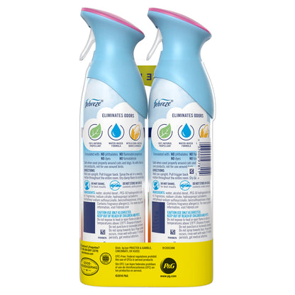 Febreze Air Mist Air Freshener Spray, Odor-Fighting Room Spray, Air Fresheners for Home and Bathroom and Kitchen, Aerosol Can, Gain Island Fresh Scent, 8.8oz, 2 Count