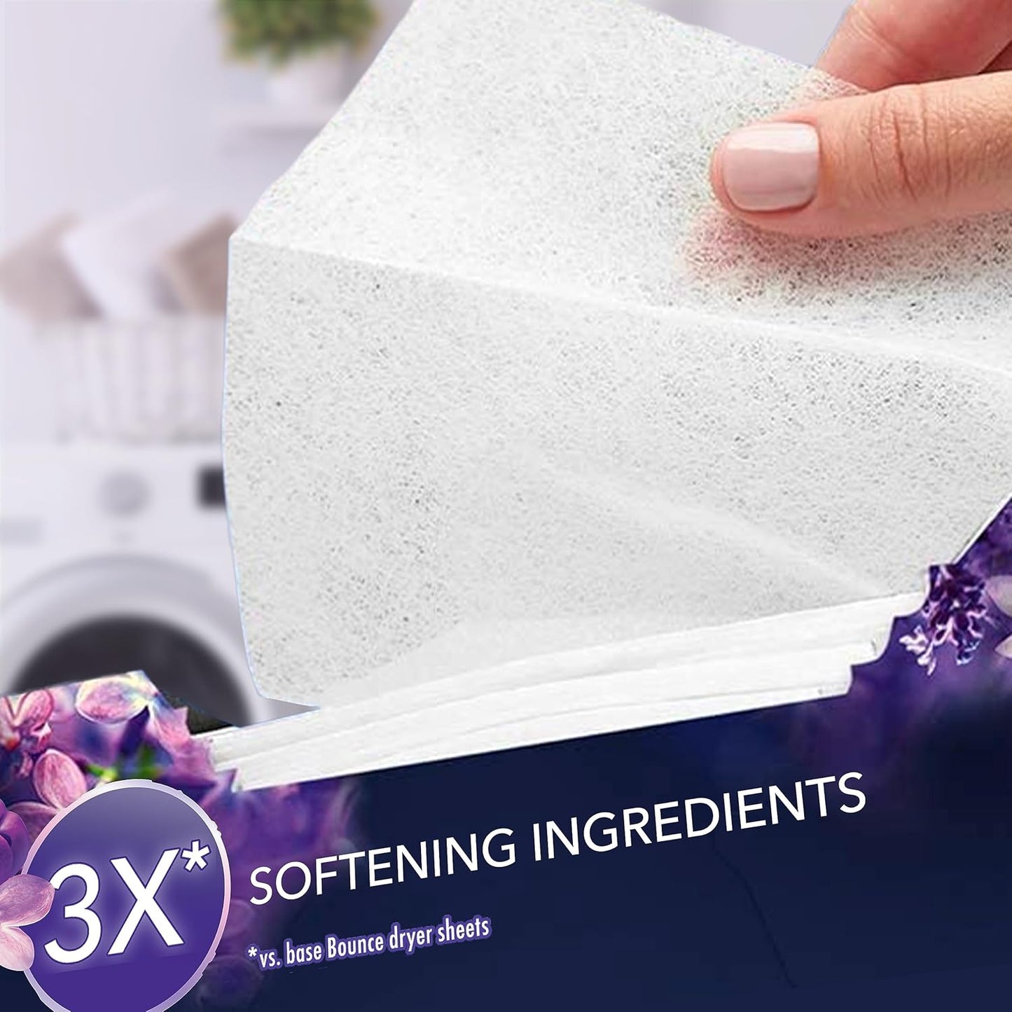 Downy Infusions Mega Dryer Sheets, Laundry Fabric Softener, CALM, Lavender and Vanilla Bean, 130 Count