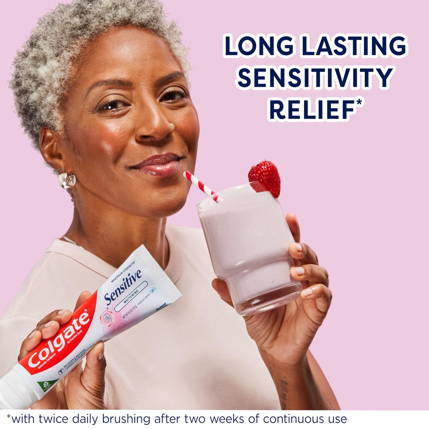 Colgate Whitening Toothpaste for Sensitive Teeth, Enamel Repair and Cavity Protection, Fresh Mint Gel, 6 Oz (Pack of 3)