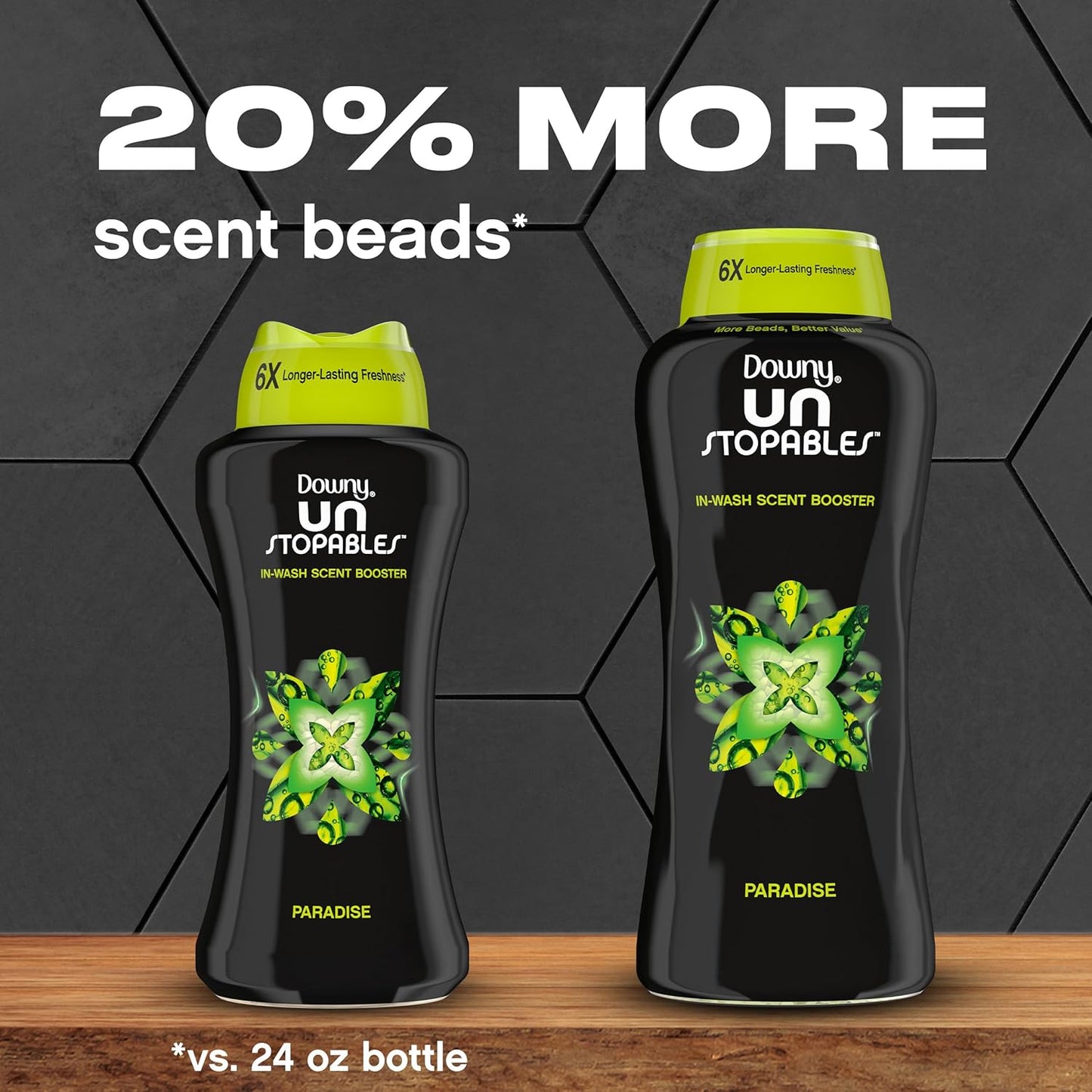 Downy Unstopables In-Wash Laundry Scent Booster Beads, Paradise, 30.1 oz