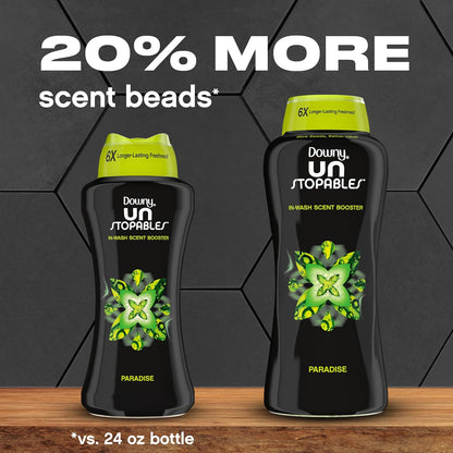 Downy Unstopables In-Wash Laundry Scent Booster Beads, Paradise, 30.1 oz