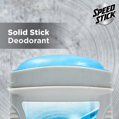 Speed Stick Men's Deodorant, Ocean Surf, 3 Ounce, 4 Pack, Packaging may Vary