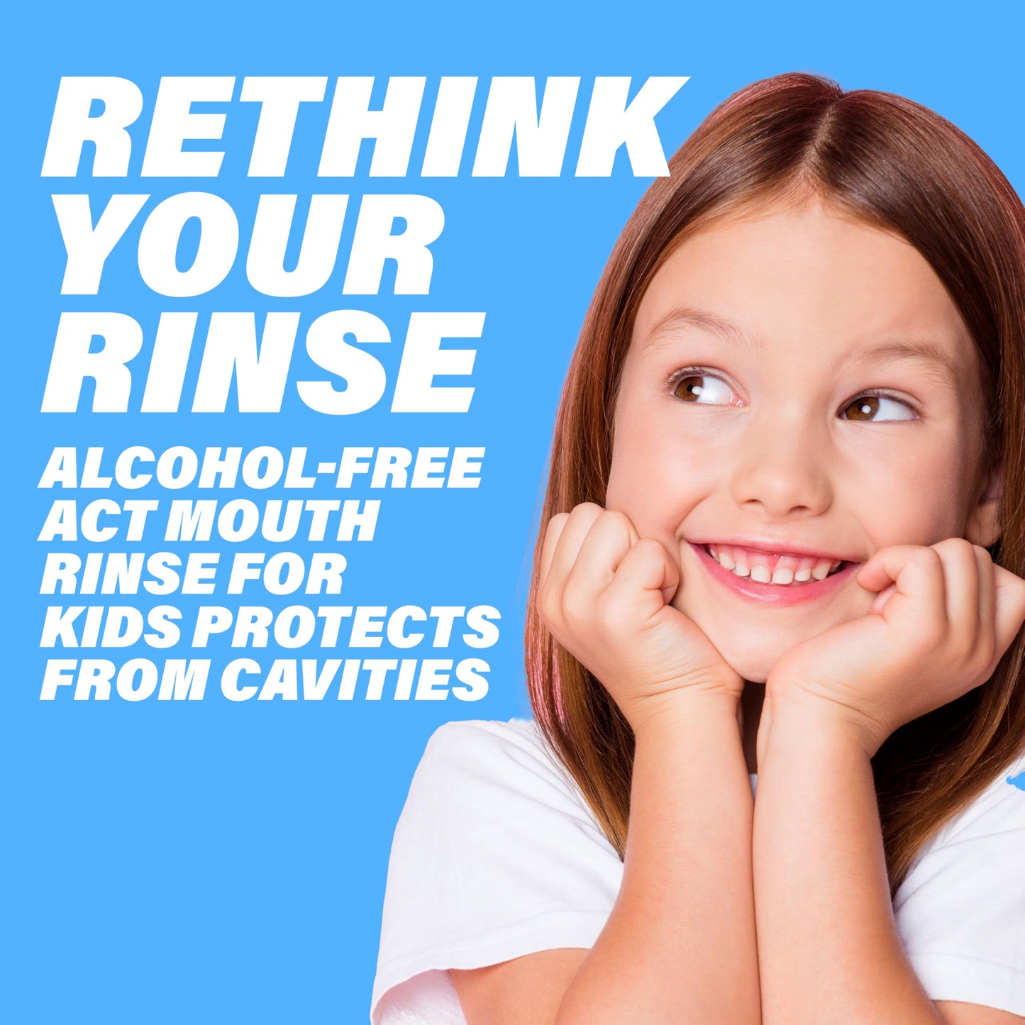 ACT Kids Anticavity Fluoride Rinse Pineapple Punch 16.9 fl. oz. Accurate Dosing Cup, Alcohol Free