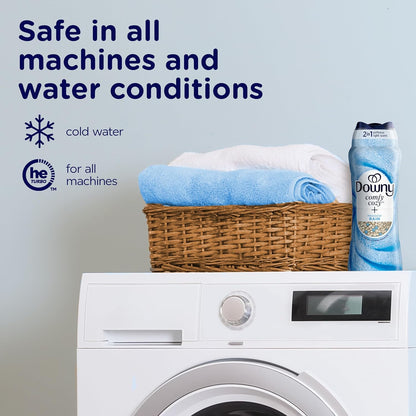 Downy Comfy Cozy In-Wash Laundry Scent Booster Beads, Meadow Rain Scent, 25.6 oz, Softness and Freshness