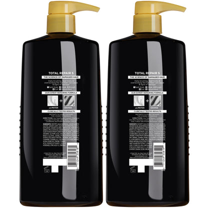 L'Oreal Paris Elvive Total Repair 5 Repairing Shampoo and Conditioner for Damaged Hair, 28 Ounce (Set of 2)