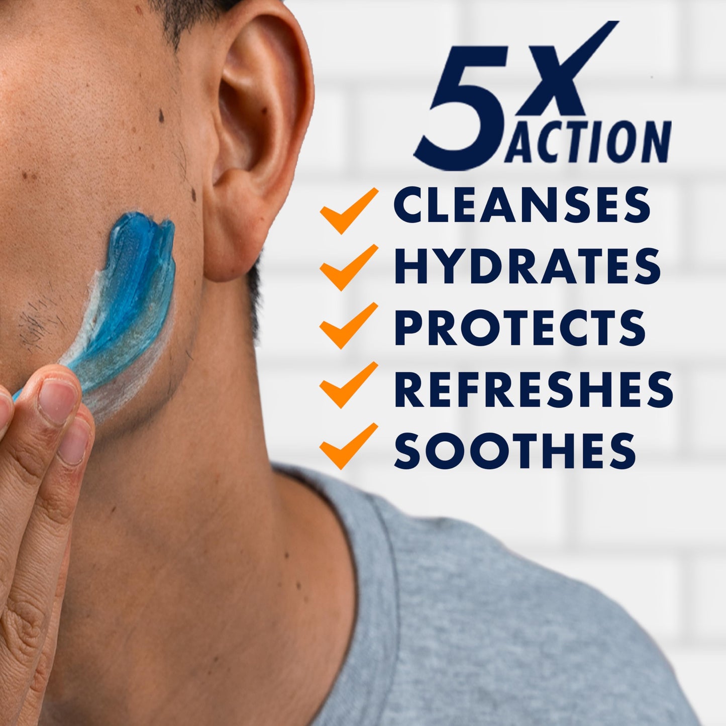 Gillette Fusion5 Ultra Sensitive Shave Gel, 7oz, Pack of 6