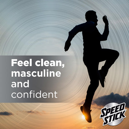 Speed Stick Men's Antiperspirant Deodorant, Unscented, 3 Ounce, 4 Pack