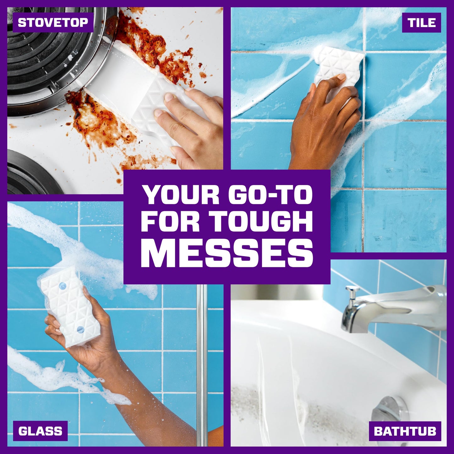 Mr. Clean Magic Eraser Foaming Sponge, All Purpose Cleaner, Dawn Cleaning Power, Ultra Foamy, 7ct