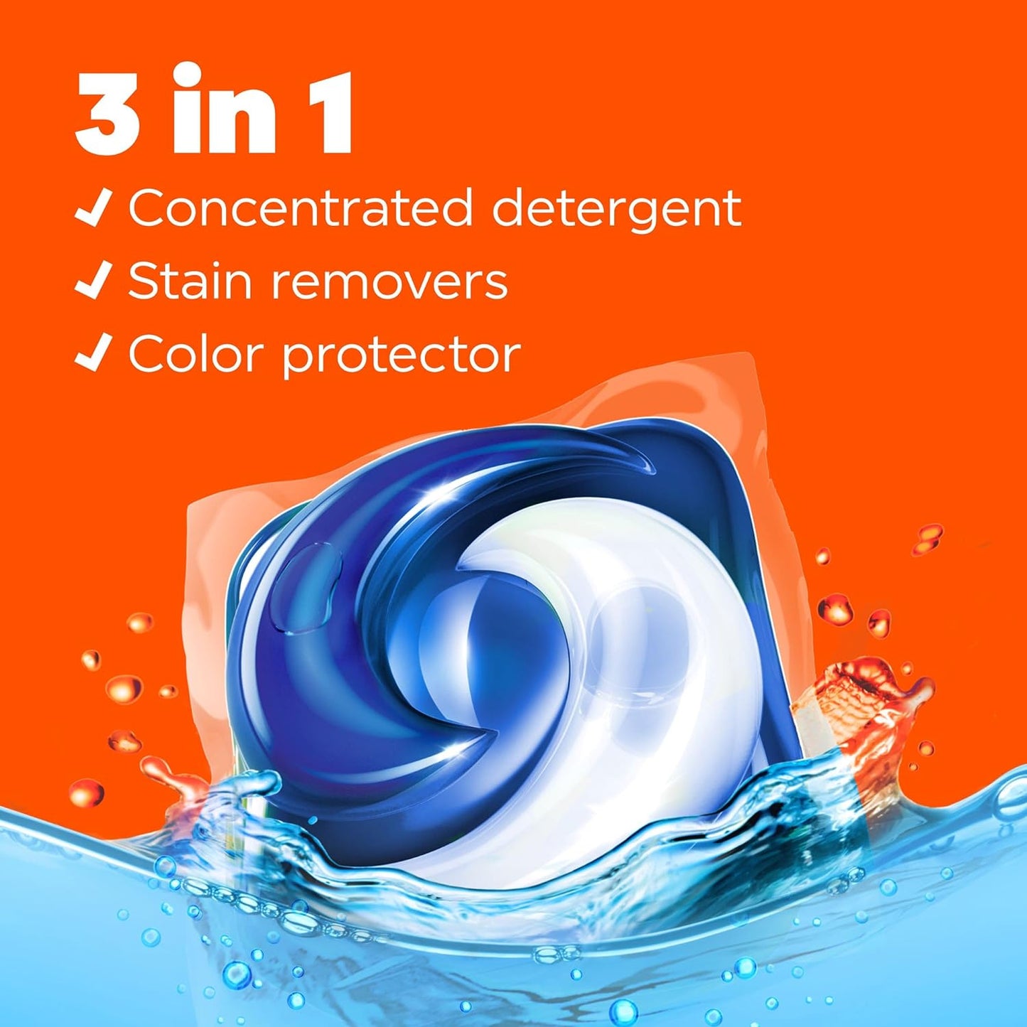 Tide PODS Liquid Laundry Detergent Soap Pacs HE Compatible 76 Count Powerful 3-in-1 Clean in one Step Clean Breeze Scent