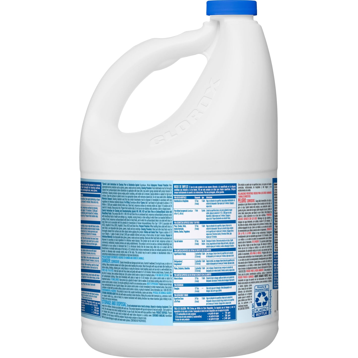 CloroxPro Clorox Germicidal Bleach, 121 Ounce Bottle, Pack of 3 (Package May Vary)