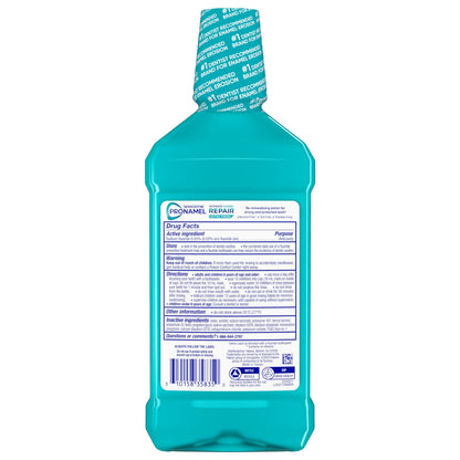 Sensodyne Pronamel Intensive Enamel Repair Alcohol-Free Mouthwash to Help Actively Repair Enamel and Protect Against Cavities, Extra Fresh, 3 x 16.9 fl oz