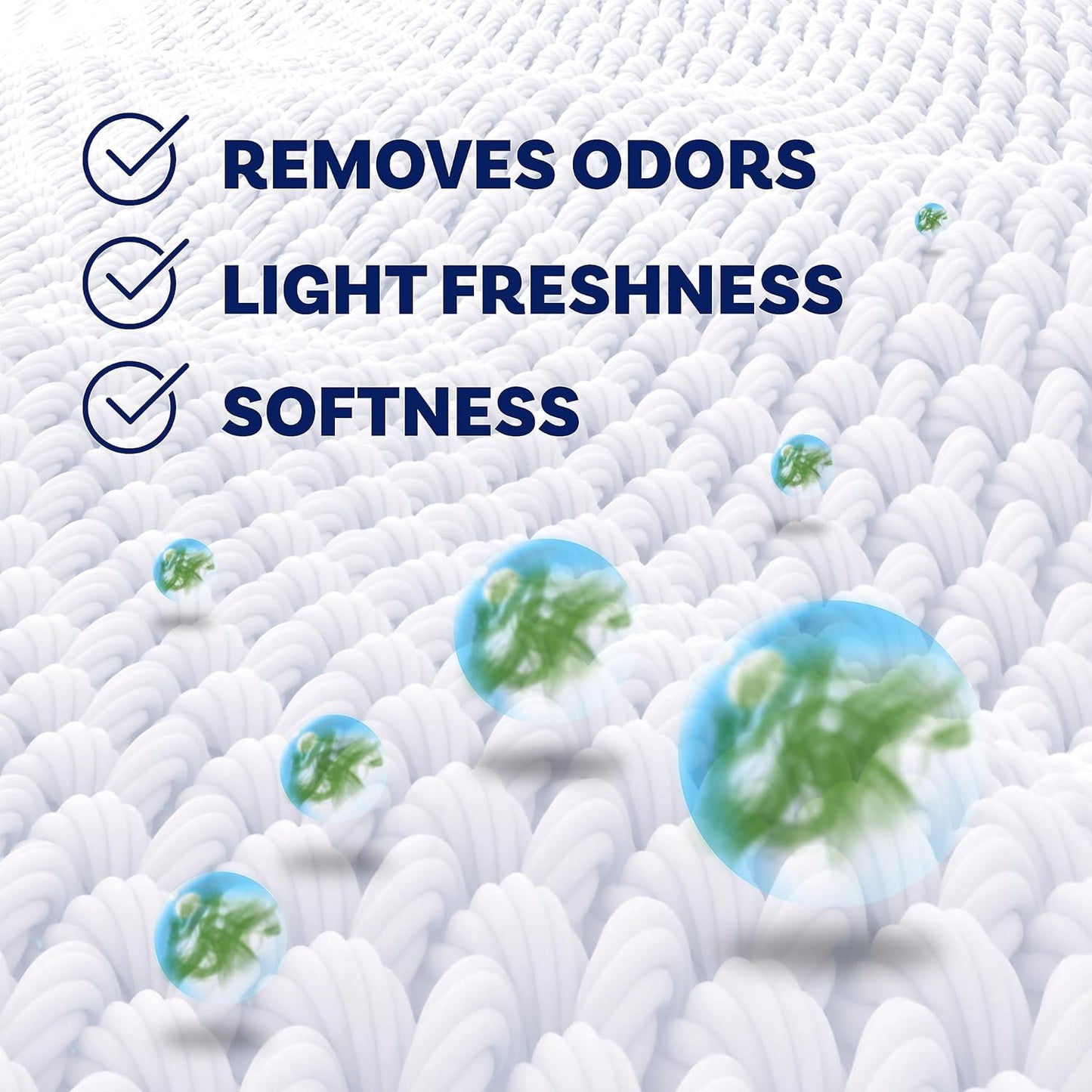 Downy Rinse & Refresh Laundry Odor Remover And Fabric Softener, Cool Cotton, 48 Fl Oz, HE Compatible Laundry Sanitizer, Safe On All Fabrics, Downy Fabric Softener, Liquid Fabric Softener