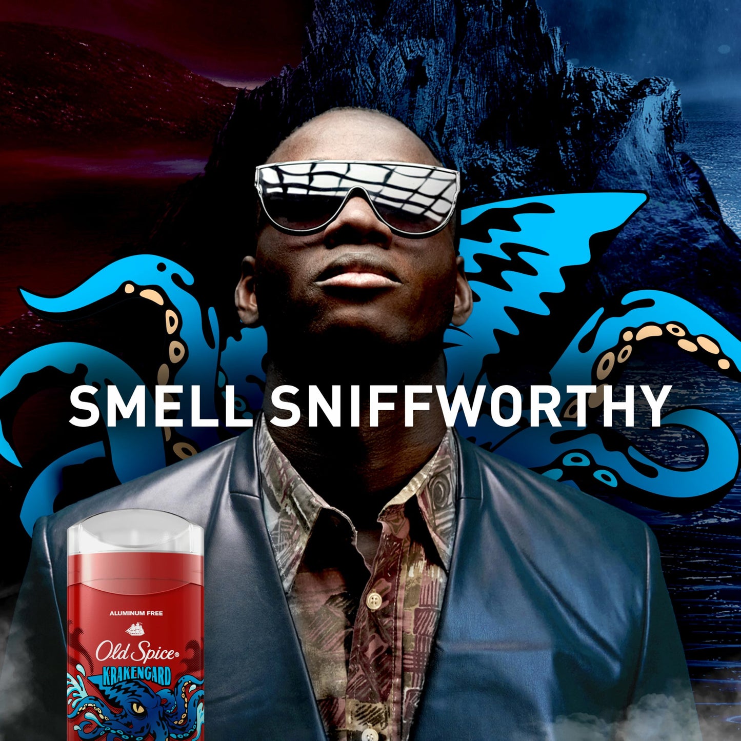 Old Spice Aluminum Free Deodorant for Men, 24/7 Odor Protection, 24/7 Freshness & Lasting Scent, Krakengard Scent, 3.0 oz (Pack of 3)