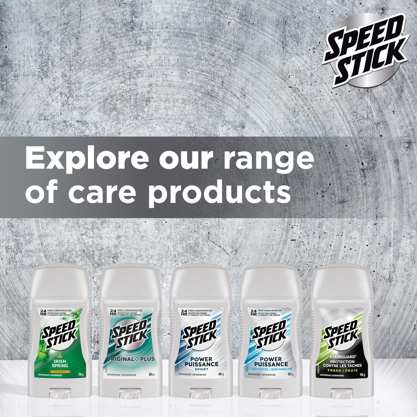 Speed Stick Men's Antiperspirant Deodorant, Irish Spring Scented, 3 Ounce, 4 Pack
