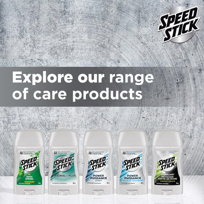 Speed Stick Men's Antiperspirant Deodorant, Irish Spring Scented, 3 Ounce, 4 Pack