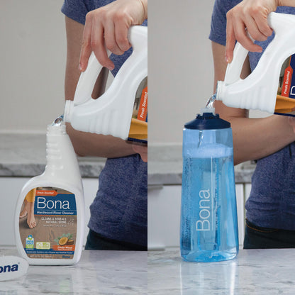 Bona Hardwood Floor Cleaner Refill - 64 fl oz - Cedar Wood - Refill Spray Mops and Spray Bottles - Residue-Free Floor Cleaning Solution for Hardwood Floors